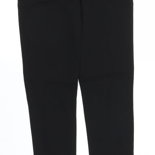 Preworn Womens Black   Carrot Trousers Size 10 L30 in