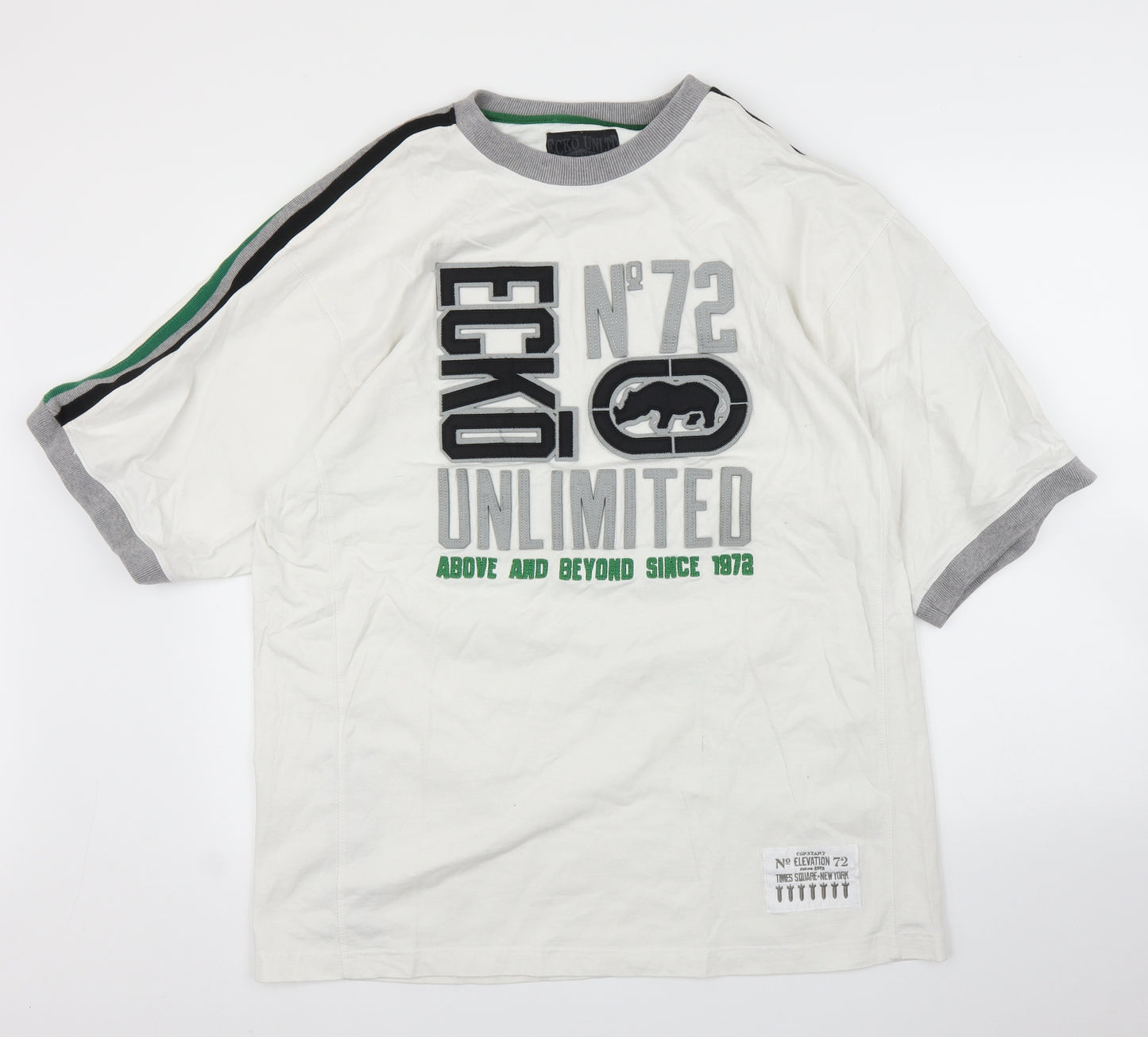 Ecko Unit Mens White    T-Shirt Size XL
