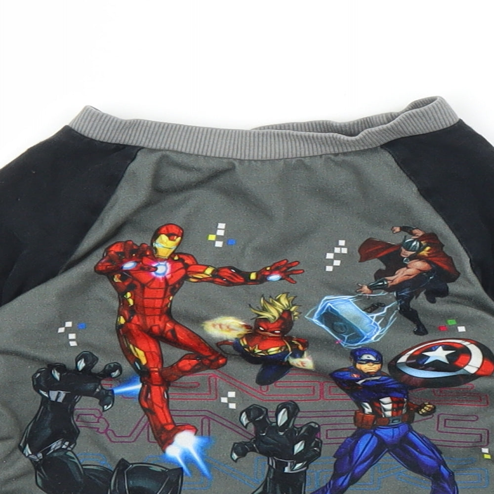 Marvel Boys Black   Basic T-Shirt Size 2-3 Years  - Disney