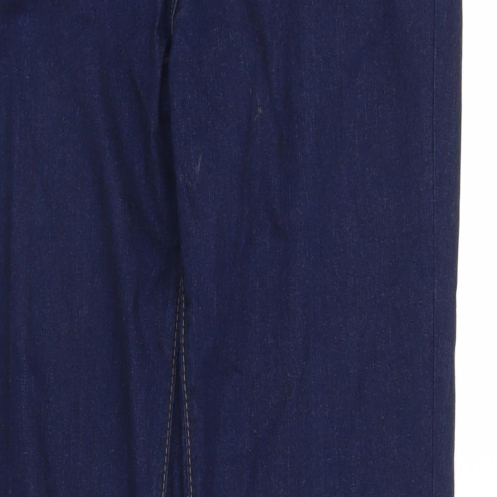 TU Womens Blue  Denim Bootcut Jeans Size 14 L31 in