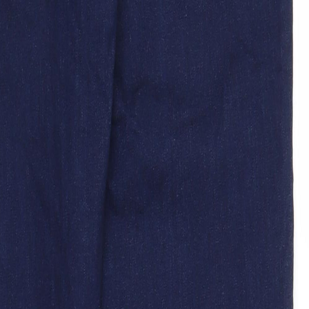 TU Womens Blue  Denim Bootcut Jeans Size 14 L31 in