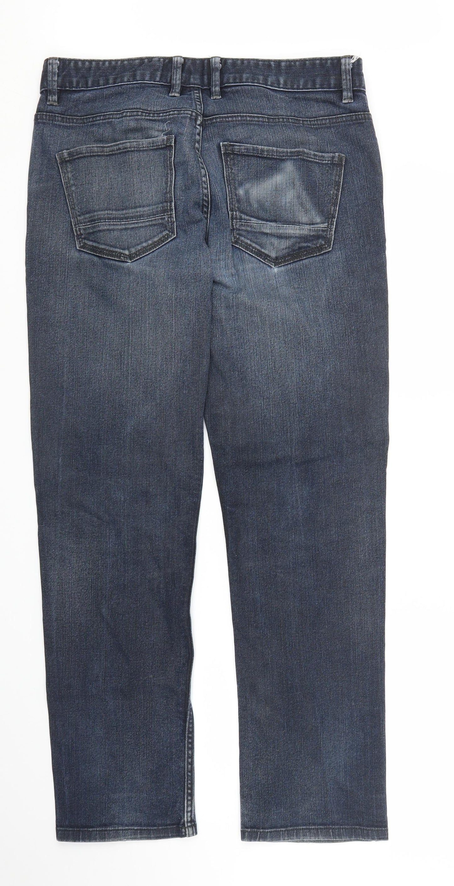 NEXT Mens Blue  Denim Straight Jeans Size 32 in L29 in