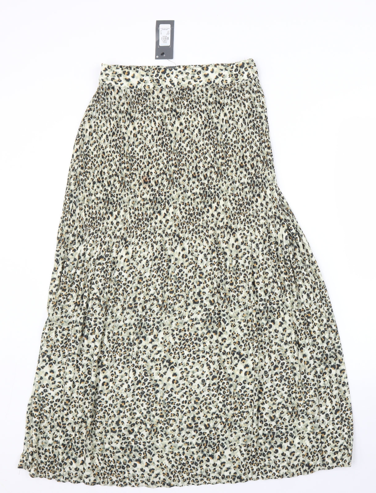 Primark Womens Beige Animal Print  A-Line Skirt Size 10