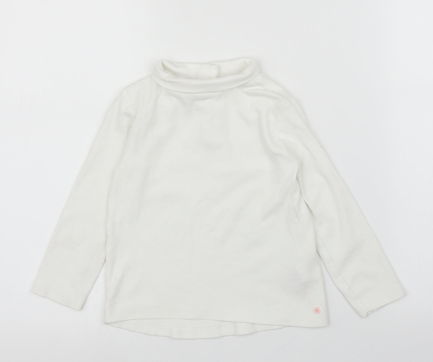 Zara Girls White   Basic T-Shirt Size 3 Years