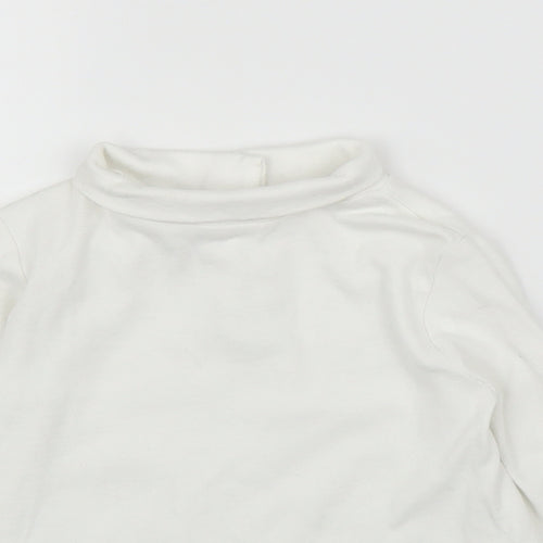 Zara Girls White   Basic T-Shirt Size 3 Years