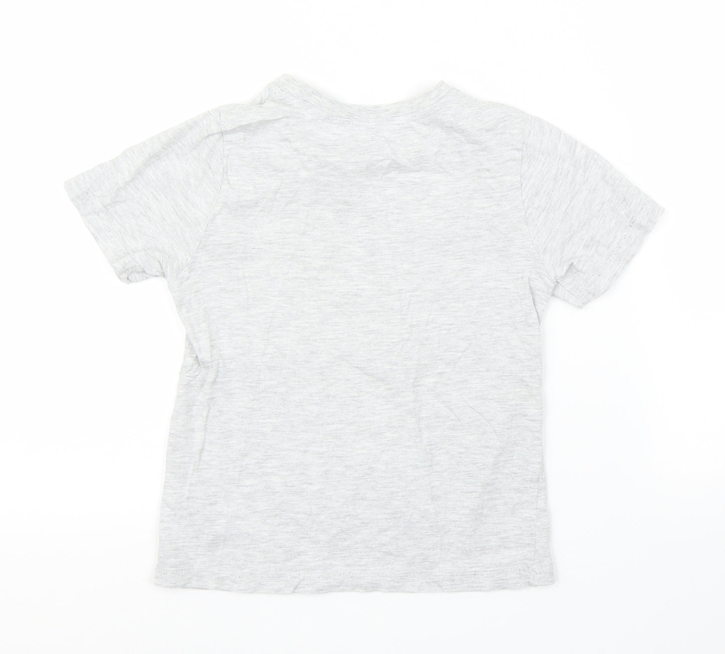 George Boys Grey   Basic T-Shirt Size 6-7 Years
