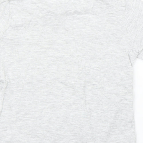 George Boys Grey   Basic T-Shirt Size 6-7 Years
