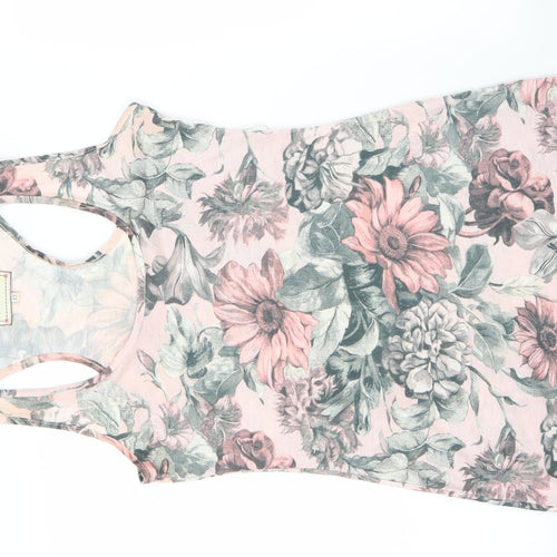 Miso Womens Pink Floral  Bodycon  Size 12