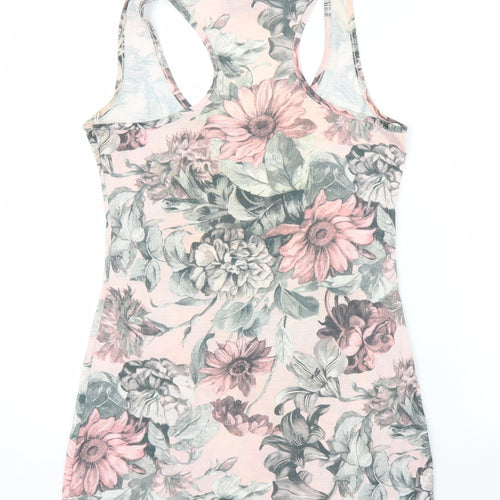 Miso Womens Pink Floral  Bodycon  Size 12