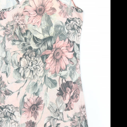 Miso Womens Pink Floral  Bodycon  Size 12