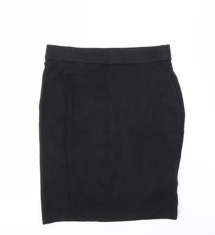 M&S Girls Black   Straight & Pencil Skirt Size 10-11 Years