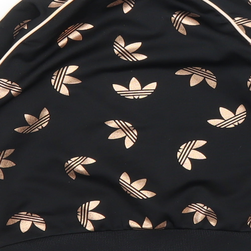 adidas Baby Black   Full Zip Jumper Size 9-12 Months
