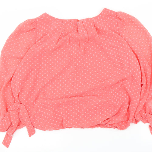 Select Womens Pink   Basic Blouse Size 12