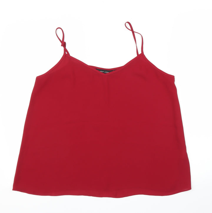 New Look Womens Purple Camisole Blouse Size 14