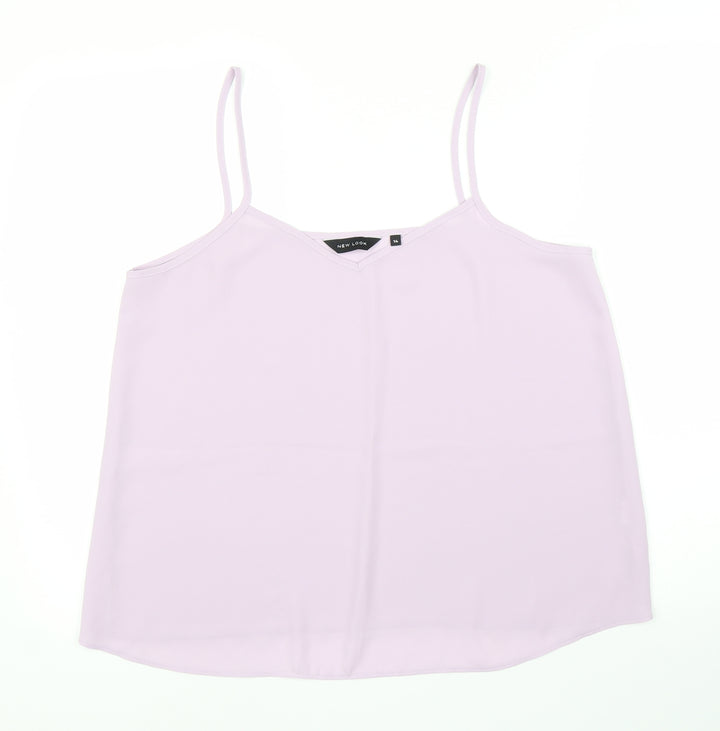 New Look Womens Purple   Camisole Blouse Size 14