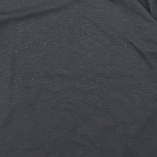 TU Womens Grey Animal Print  Basic T-Shirt Size 10  - Leopard print