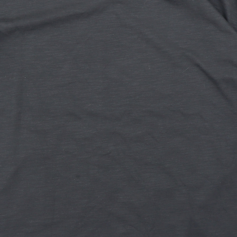 TU Womens Grey Animal Print  Basic T-Shirt Size 10  - Leopard print