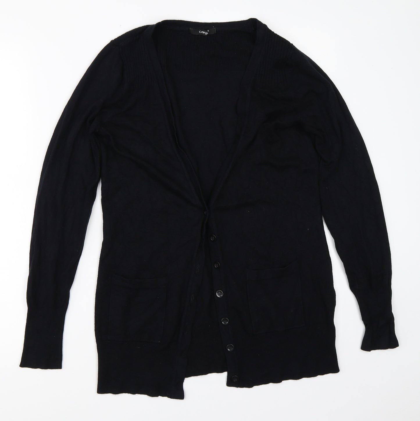 George Womens Black   Cardigan Jumper Size 10