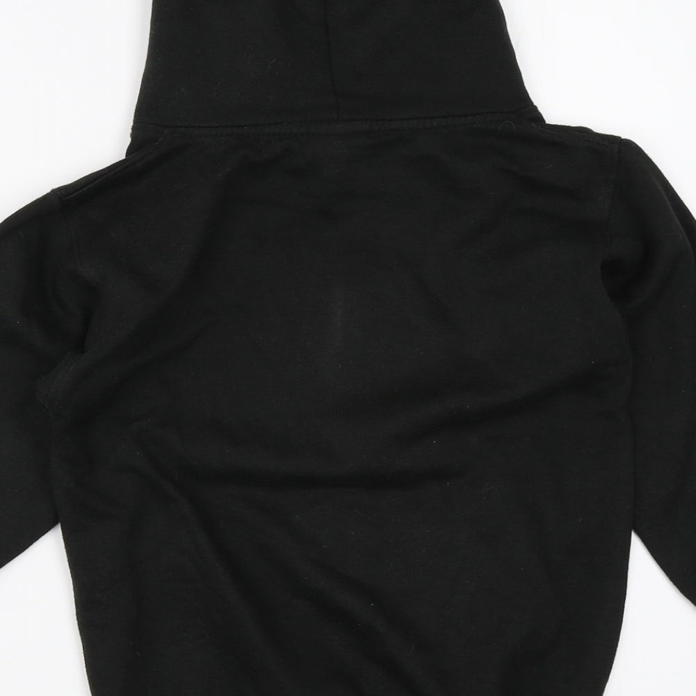 Uneek Boys Black   Pullover Hoodie Size 7-8 Years