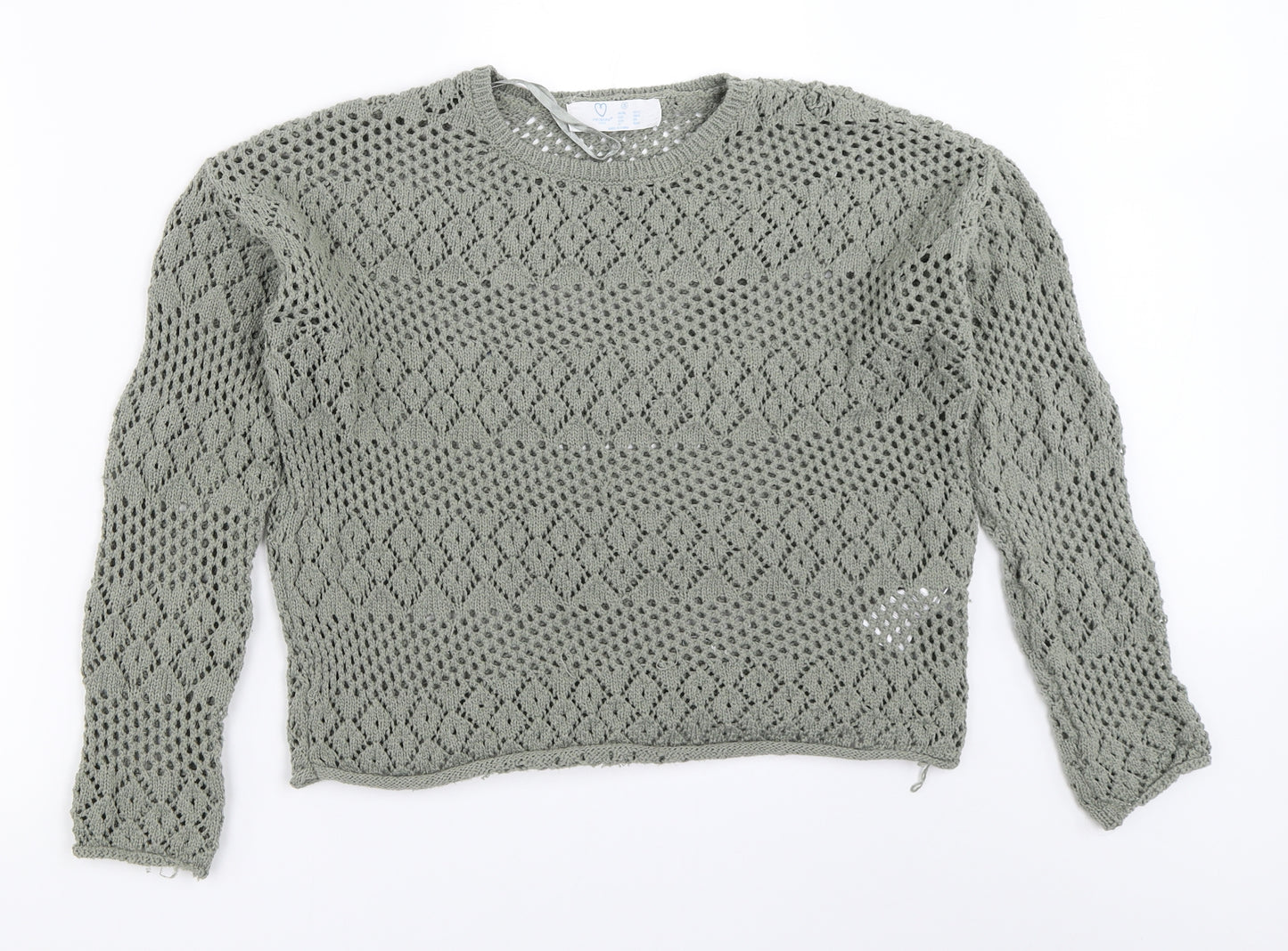 Primark Womens Green   Pullover Jumper Size S