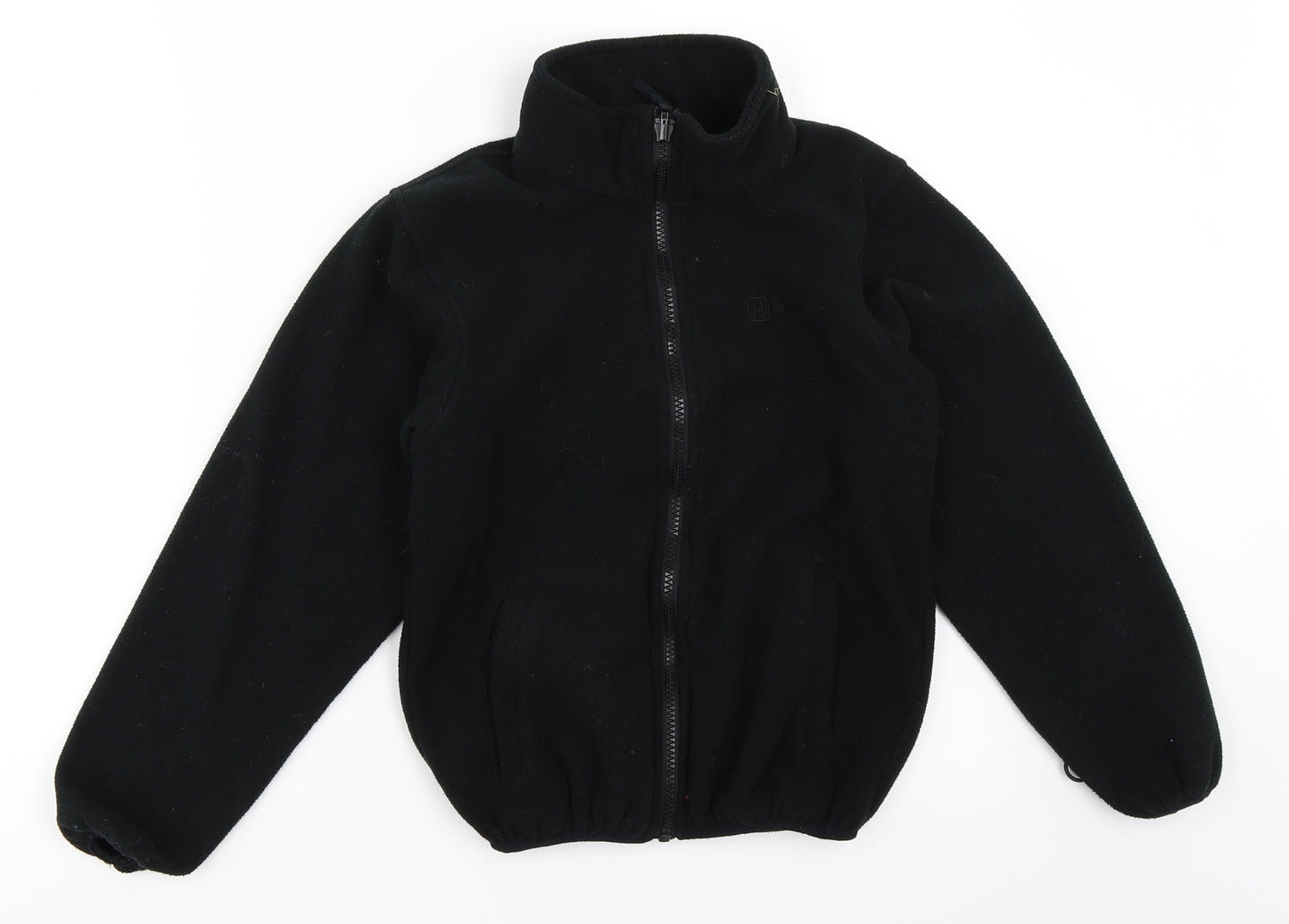 Hi Gear Boys Black  Fleece Jacket  Size 9-10 Years