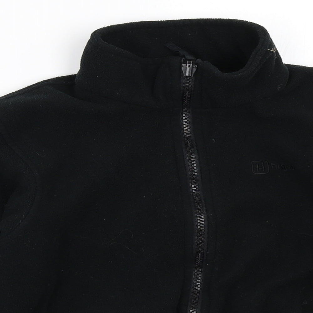 Hi Gear Boys Black  Fleece Jacket  Size 9-10 Years