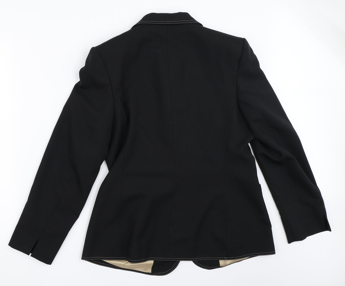 Eddy Taylor Womens Black   Jacket Blazer Size 16