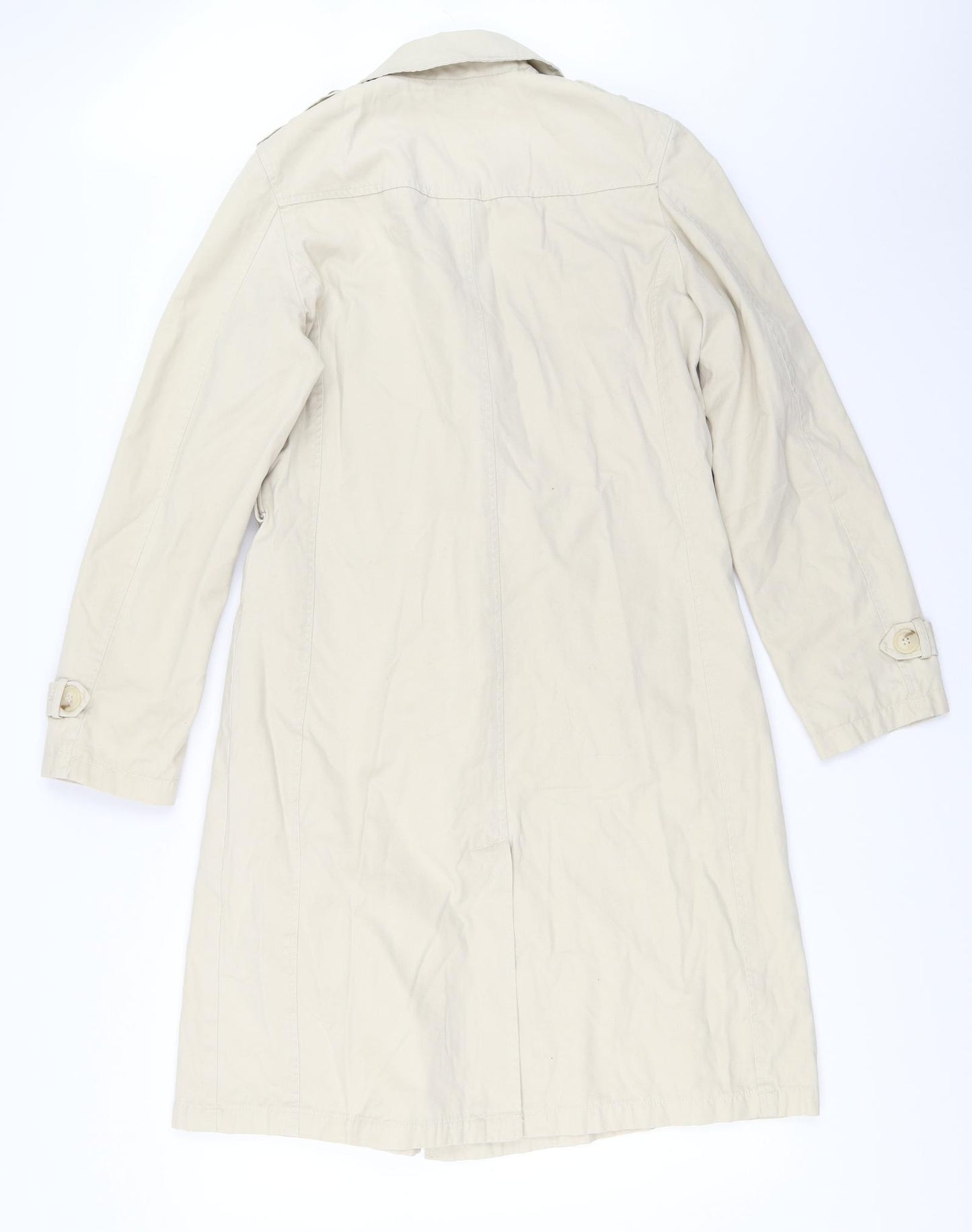 BHS Womens Beige   Trench Coat Coat Size 12