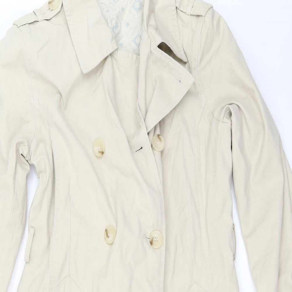 BHS Womens Beige   Trench Coat Coat Size 12