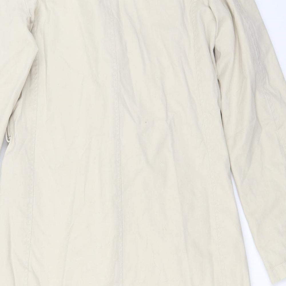 BHS Womens Beige   Trench Coat Coat Size 12