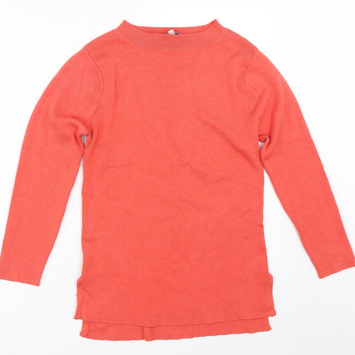 Peacocks Womens Orange   Pullover Jumper Size 8