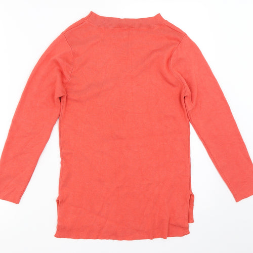 Peacocks Womens Orange   Pullover Jumper Size 8