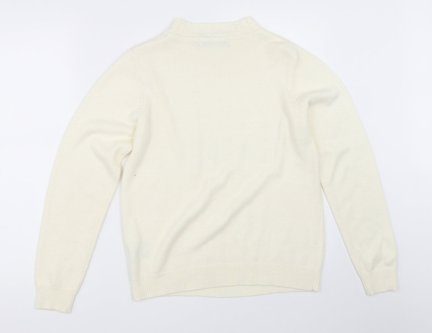 EWM Womens Ivory   Pullover Jumper Size 10