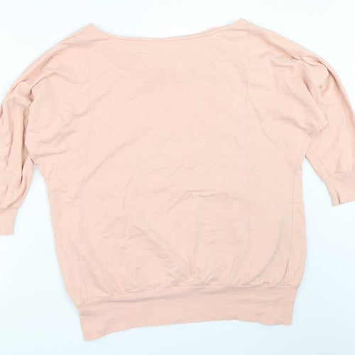 Select Womens Pink   Pullover Sweatshirt Size 16