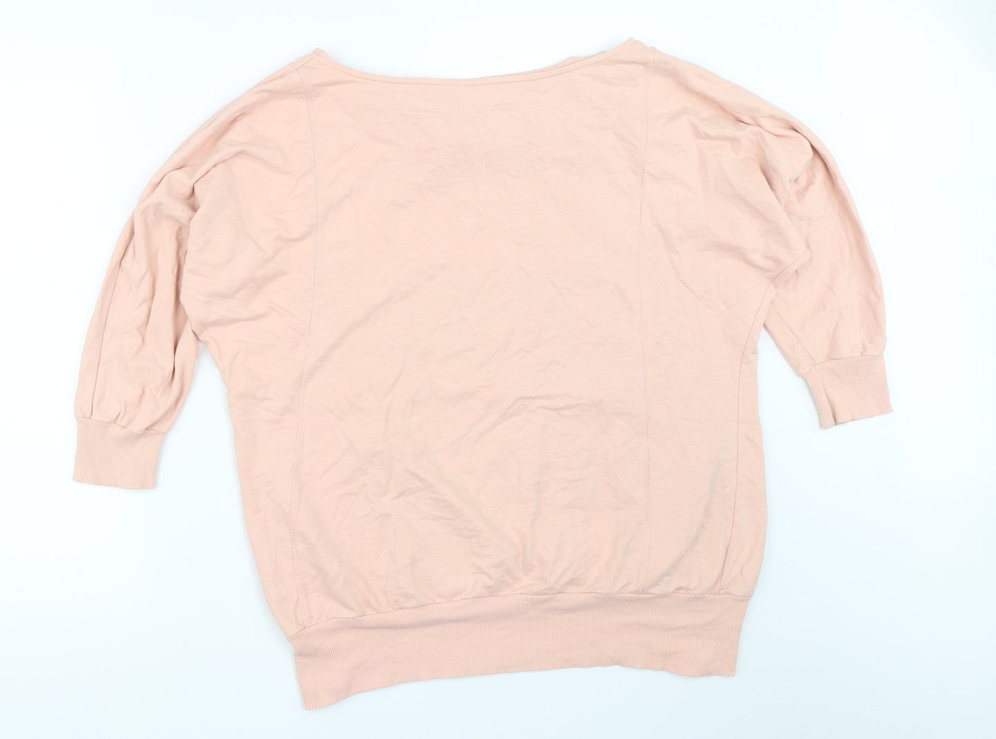Select Womens Pink   Pullover Sweatshirt Size 16