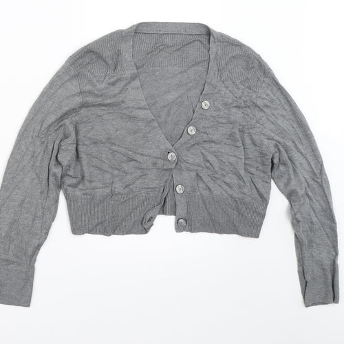 Marks and Spencer Womens Grey   Pullover Jumper Size 14