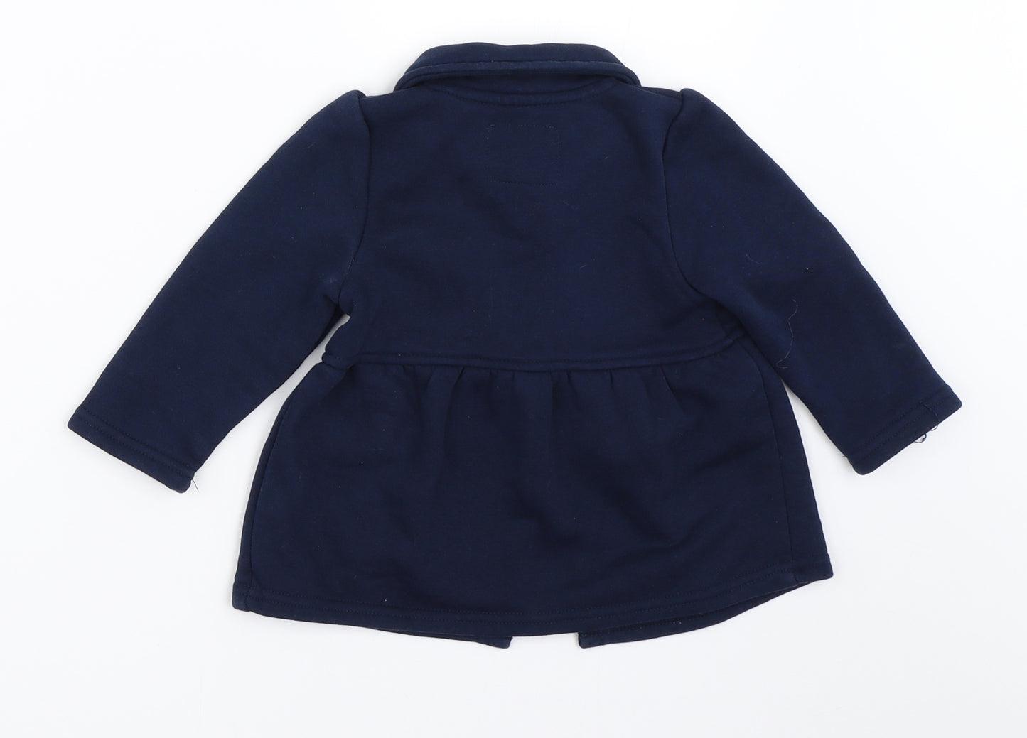 Earlydays Girls Blue   Overcoat Coat Size 9-12 Months