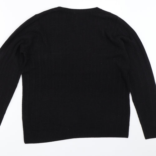 TU Womens Black   Pullover Jumper Size 14