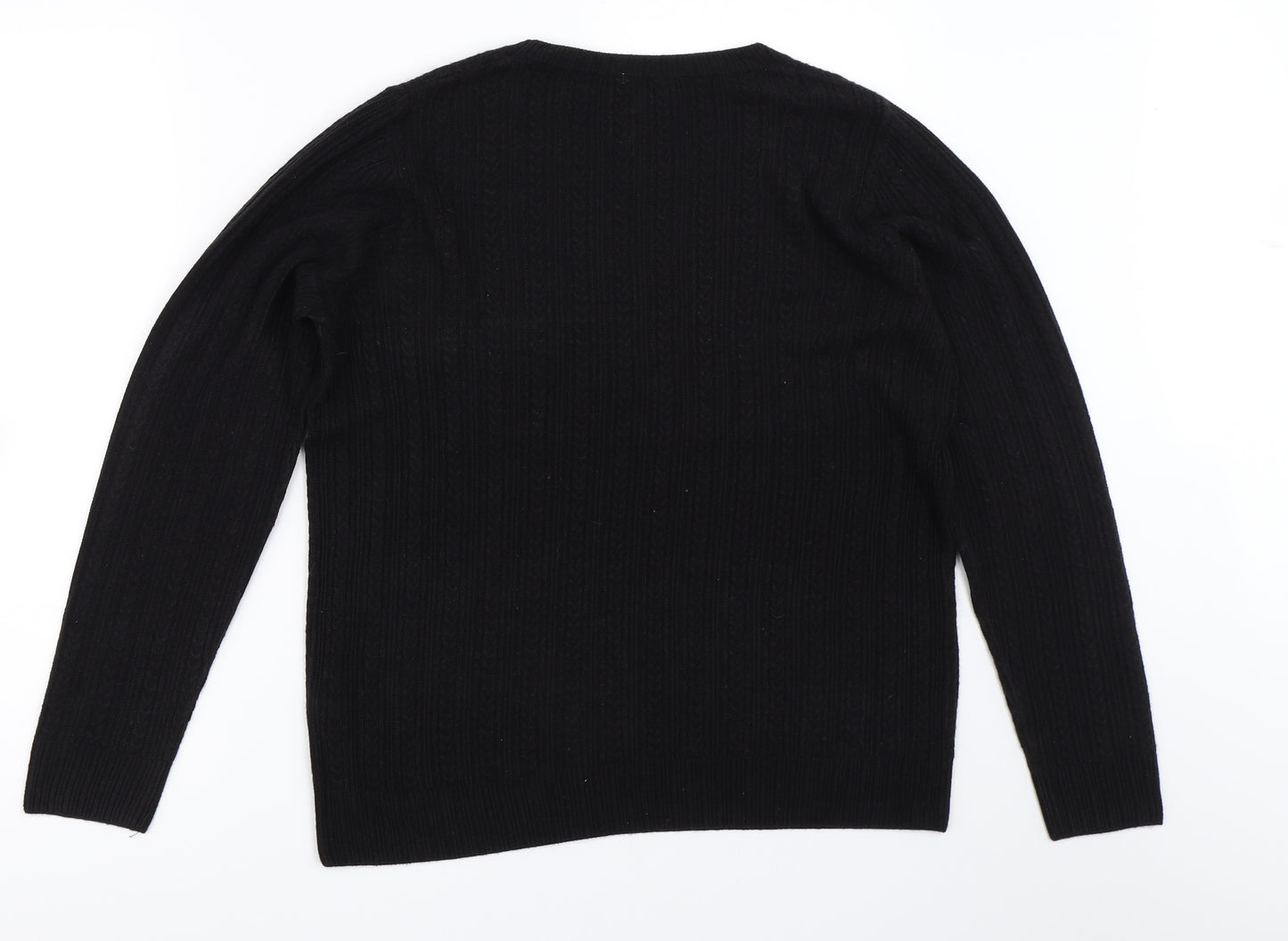 TU Womens Black   Pullover Jumper Size 14