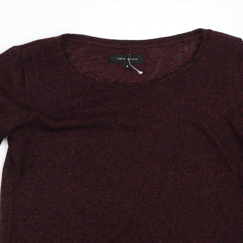 New Look Womens Red   Pullover Jumper Size 8