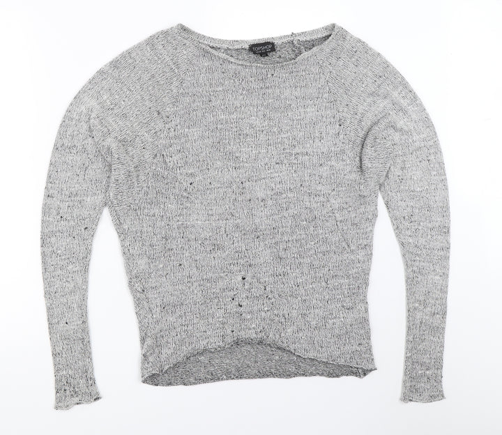 Topshop Womens Grey   Pullover Jumper Size 10