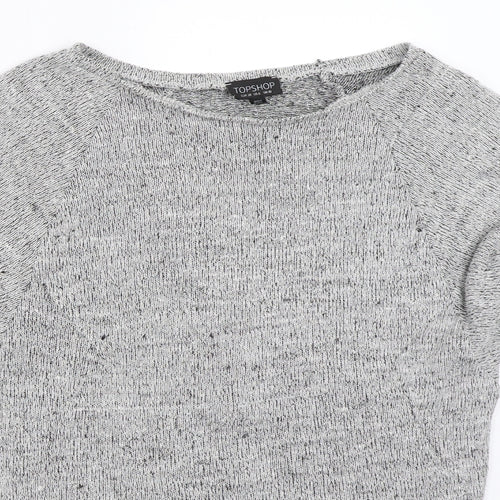 Topshop Womens Grey   Pullover Jumper Size 10