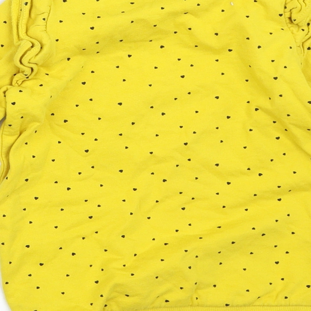 So Cute Girls Yellow   Pullover Jumper Size 18-24 Months