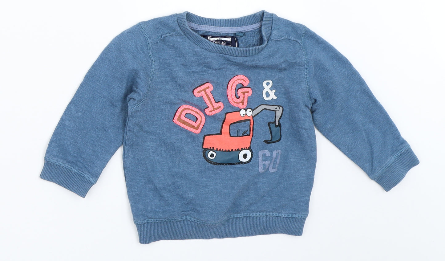 NEXT Boys Blue   Pullover Jumper Size 9-12 Months