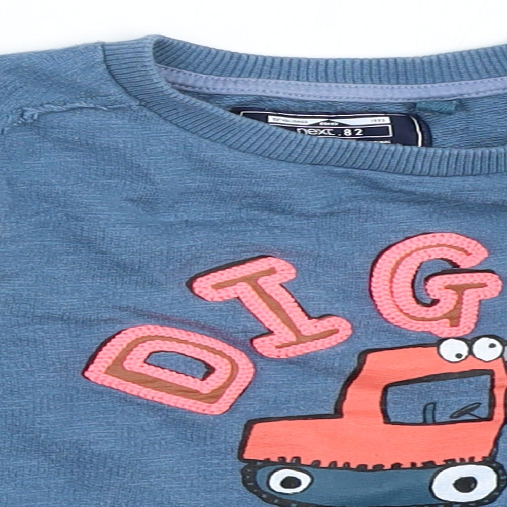 NEXT Boys Blue   Pullover Jumper Size 9-12 Months