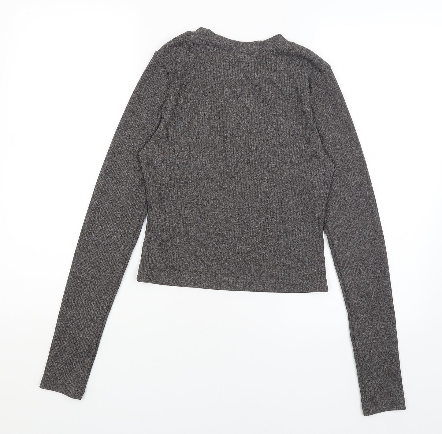 H&M Womens Grey   Basic T-Shirt Size S