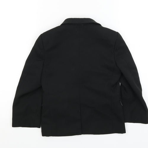 Matalan Boys Black   Jacket Blazer Size 4-5 Years