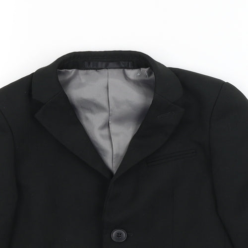 Matalan Boys Black   Jacket Blazer Size 4-5 Years