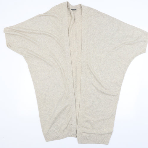 Warehouse Womens Beige   Wrap Jumper Size L