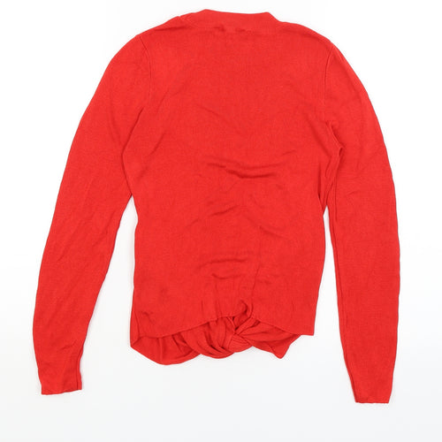 Topshop Womens Red   Basic T-Shirt Size S